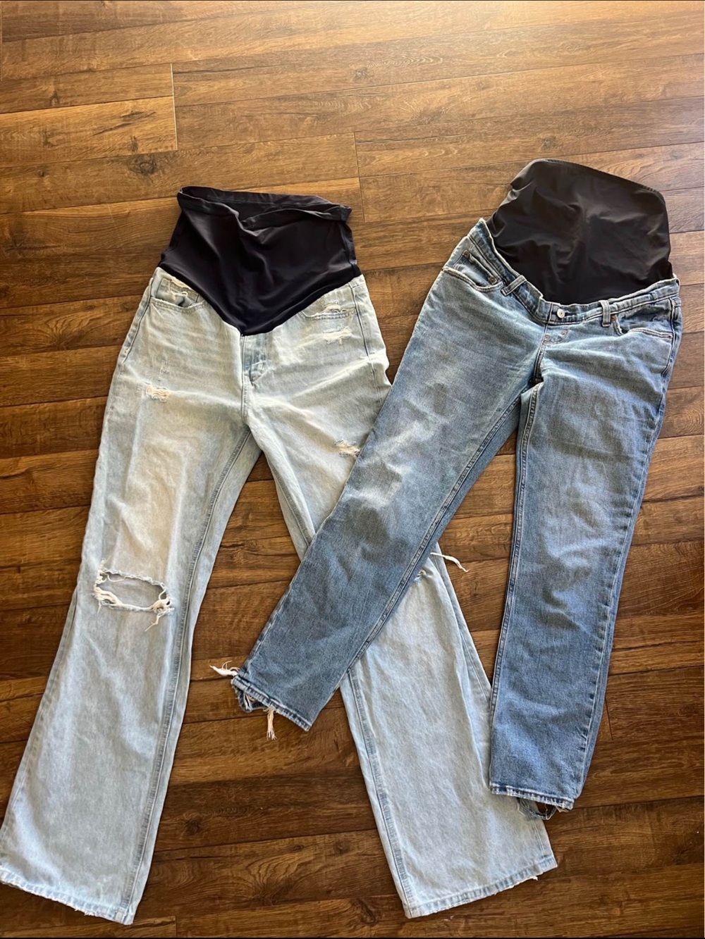 Maternity Jeans - Abercrombie & Pink Blush